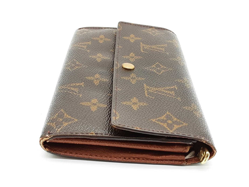 Louis Vuitton Monogram Coated Canvas Wallet Sd0625lrzde