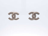 Chanel Autumn '16 Timeless Cc Logo Crystal & Gold-tone Stud Earrings Fw0326oezdu