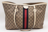 Gucci Gg Supreme Monogram Canvas Ophidia Tote Bag Eb1025rxzde