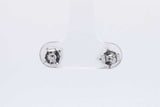 1.5cttw Lab Grown Diamond Stud Earrings In 14k White Gold 1.4 Grams Eb0826orxsa