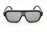 Dolce & Gabbana 4507 Matte Black Pilot Sunglasses With Mirror Lenses Eb1225rxde