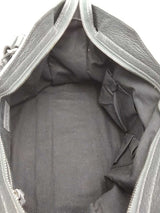 Balenciaga Le City Gray Leather Top Handle Bag Eb0726rxzsa