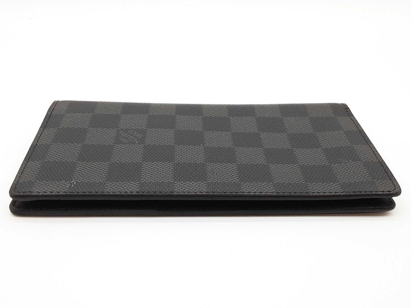 Louis Vuitton Brazza Black Graphite Damier Wallet Do0525wxzde