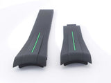 Rubber B M103-bk/vcfg Black Watch Band Aa0623lrrsa