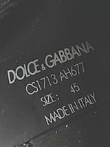 Dolce & Gabbana Sorrento Logo Sneakers In Black & White Size 12 Fw0626rxdu