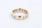 Approx. 0.42ctw Diamond Ring In 18k Yellow Gold 9.46 Grams Size 8 Eb0522wrxsa