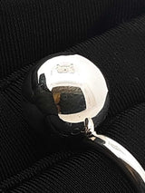 Tiffany & Co. Hardwear Ball Ring In Sterling Silver 4.8 Gram Size 4.5 Fw1026crdu