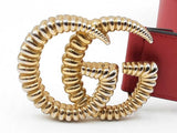 Gucci Torchon Double G 40mm Belt In Hibiscus Red Leather Size 80|32 Fw0326crdu