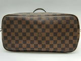 Louis Vuitton Neverfull Brown Damier Ebene Coated Canvas Tote Bag Do1224wrzde