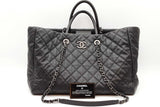Chanel Quilted Caviar Coco Handle Shopping Tote Bag Eb0926orxzde