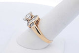 1.63cttw Diamond Ring In 18k Yellow Gold 4.9 Grams Size 8.25 Eb0525lsxzde