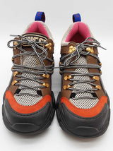 Gucci Flastrek Journey Gray Orange Shoes Size Gucci 38 W Do0625lxzde