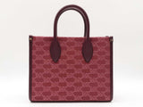 Michael Kors Mirella Small Crossbody In Mulberry Monogram Jacquard Fw0826wzdu