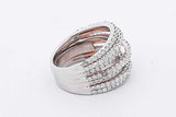 1.51cttw Diamond Ring In 18k White Gold 11.5 Grams Size 6 Eb0926lxxzsa