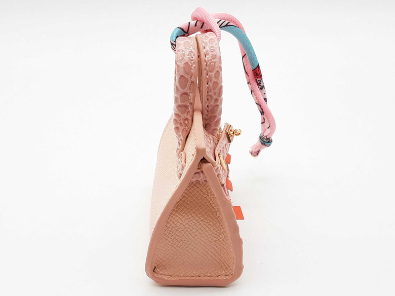 Pink Building Mini Bag Charm Do0725ede