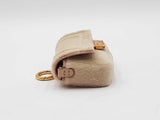 Fendi Nano Baguette Mink Crossbody Bag & Charm Fw0225loxzdu
