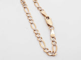 14k Yellow Gold Figaro Chain Necklace 7.8 Grams 20 Inch Eb0125wsrsa