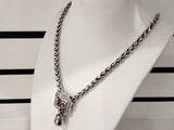 David Yurman Sterling Silver Diamond Quatrefoil Lariat Necklace 16.5 Inch Mk0726wzxmia