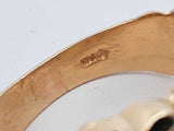 14k Yellow Gold Nugget Ring 11.9 Grams Size 11.5 Eb0526ixzsa