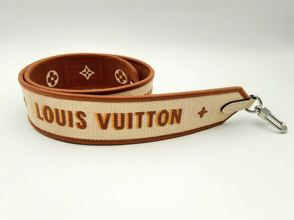 Louis Vuitton Beige & Brown Bandoulière Shoulder Strap Fw0624oxzsa