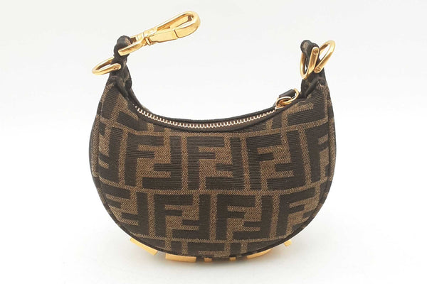 Fendi Jacquard Vitello Grace Ff 1974 Mini Fendigraphy Hobo Bag Sd0425wrzsa