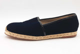 Giuseppe Zanotti Navy Blue Velvet Espadrilles Size 45 Eb0925loxde