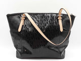 Michael Kors Jet Set Black Patent Leather Travel Tote Sd0126ordu