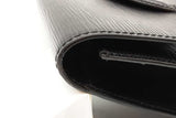 Louis Vuitton Black Epi Leather Clutch Eb0326wrxde
