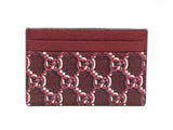Gucci Card Holder Wallet In Gg Shadow Coated Canvas Fw0825lzxdu