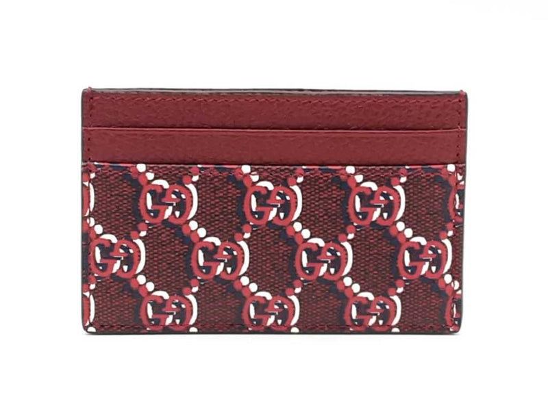 Gucci Card Holder Wallet In Gg Shadow Coated Canvas Fw0825lzxdu