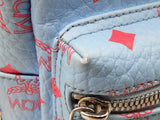 Mcm Visetos X-mini Stark Bebe Boo Light Blue Backpack Sd0826oordu