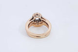 0.85ctw Diamond Ring In 14k Yellow Gold 7.1 Grams Size 5 Eb0325lxxzsa