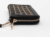 Michael Kors Fulton Phone Case Zip Around Brown Wallet Aa0726lzsa