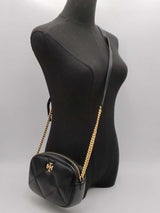 Tory Burch Kira Diamond Quilt Camera Bag Black Aa1026rzsa