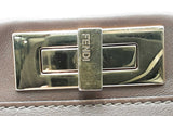 Fendi Peekaboo Brown Leather Top Handle Bag Eb0626pxzsa