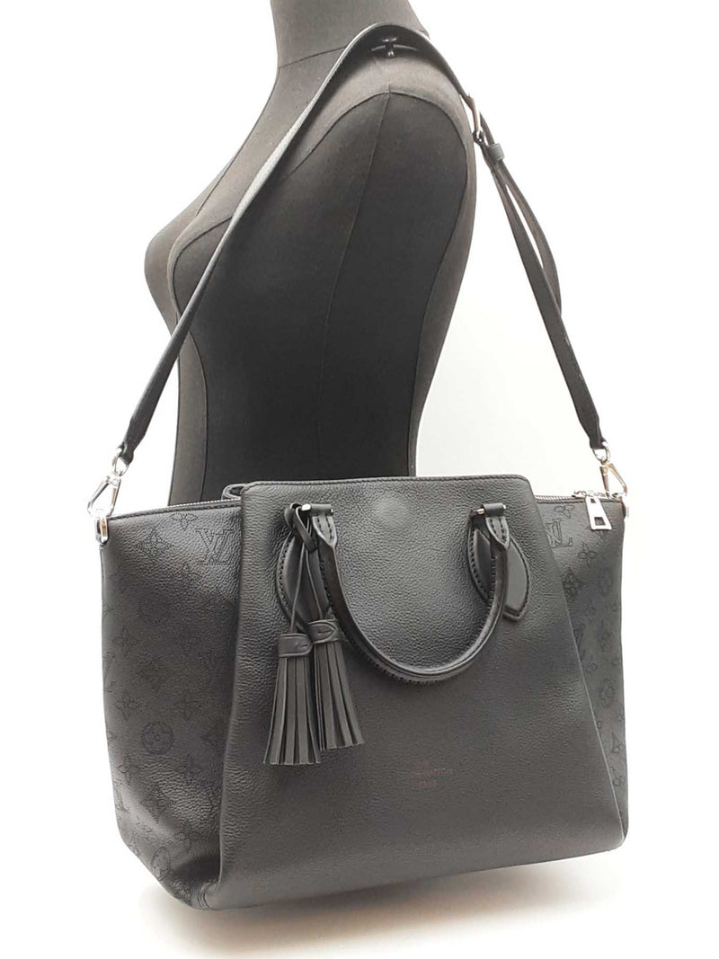 Louis Vuitton Haumea Black Mahina Leather Tote Bag Fw0622lzxzdu