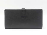 Hermès Bearn Long Wallet In Black Epsom Leather Fw0426ixzdu