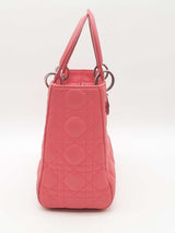 Christian Dior Quilted Cannage Lady Dior Top Handle Bag Eb0826exzde