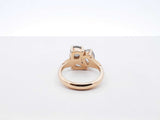 1.51 Cttw "Salt & Pepper" Diamond & 10k Gold Ring 6.2 Gram Size 6.25 Fw0525wwedu