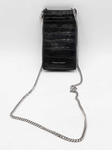 Alexander Mcqueen Crocodile Embossed Crossbody Phone Case Holder Eb1025lxzdu