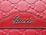 Gucci Gg Guccissima Red Leather Continental Long Wallet Fw0625orzdu
