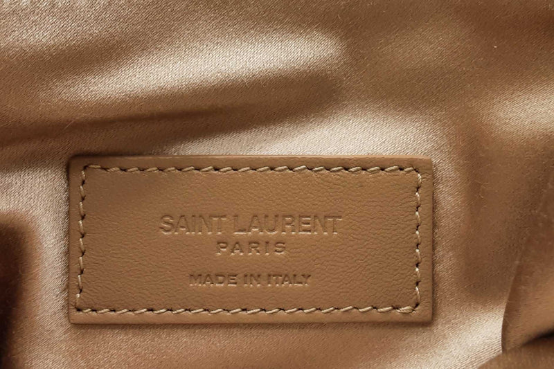 Yves Saint Laurent Satin Mini Pochon Top Handle Bag Eb1125rxzde