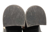 Burberry Check & Black Leather Heel Ankle Boots Size 40 Eb0626lxzsa