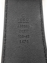 Gucci Marmont Double G Pearl 40mm Belt In Black Leather Size 42 Fw0926lordu