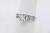 0.43cttw Diamond Wedding Set In 10k White Gold 3 Grams Size 7 Eb0226oorsa