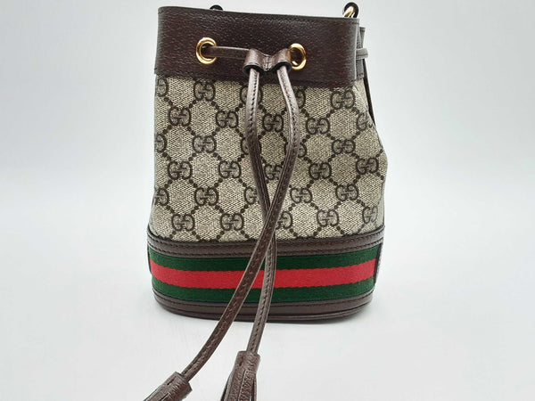 Gucci Ophidia Mini Bucket Bag Brown Aa0525rzxsa