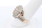 3.36cttw Diamond Cluster Ring In 10k Yellow Gold 6.5 Grams Size 8.25 Eb0826rxzde