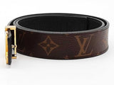 Louis Vuitton Small Initial Monogram Belt Brown Size 30 Aa0726orzsa