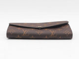 Louis Vuitton Monogram Sarah Wallet Brown Aa0625oxzsa