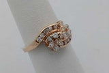 0.38cttw Diamond Ring In 14k Yellow Gold 3.4 Grams Size 5.25 Eb0926worsa
